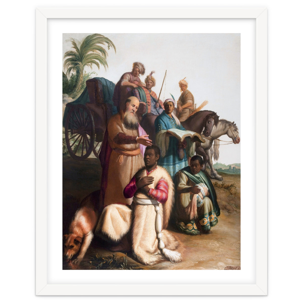 Rembrandt – The Baptism of the Eunuch (1626)