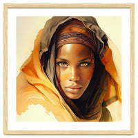 Watercolor Tuareg Woman #11