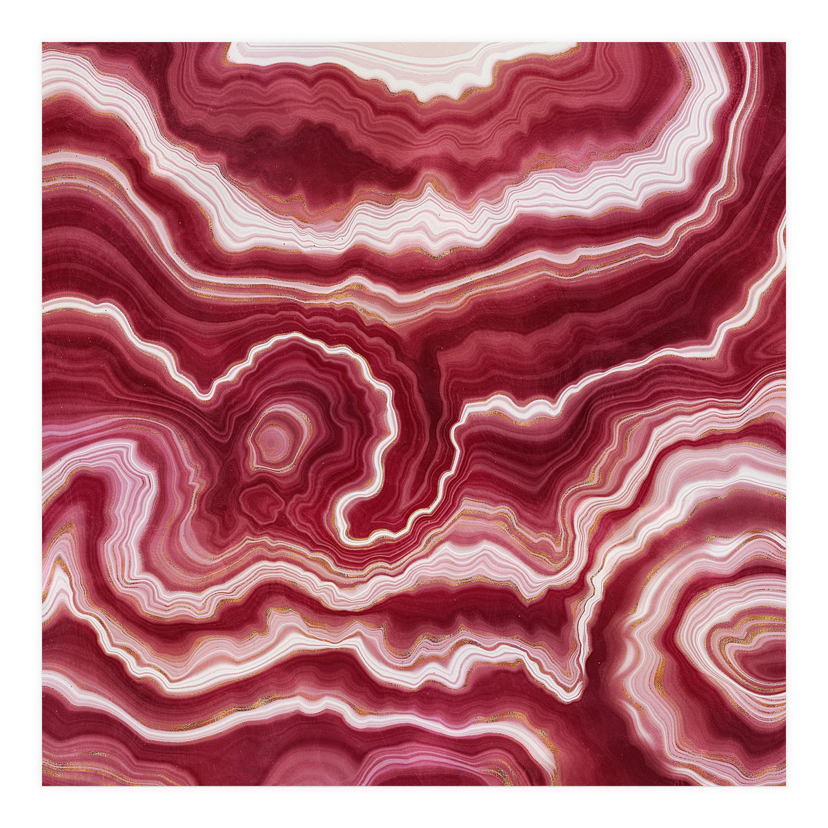 Red Agate Texture 10 (Print Only)