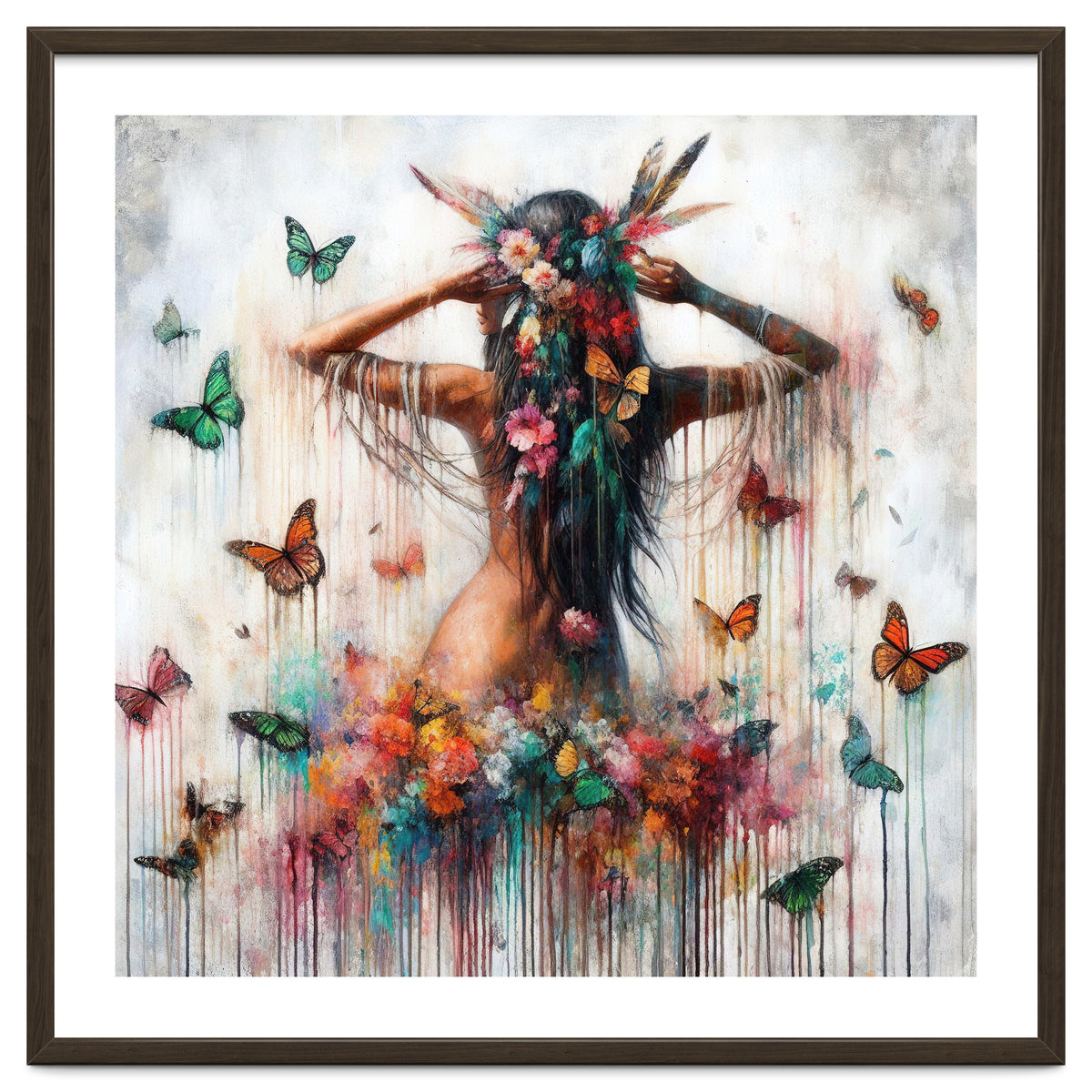 Floral Butterfly Reverie