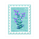 The Buckinghamshire Chiltern Gentian Postage Stamp (Print Only) thumbnail