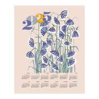 calendar 2025 pastel flowers  (Print Only)