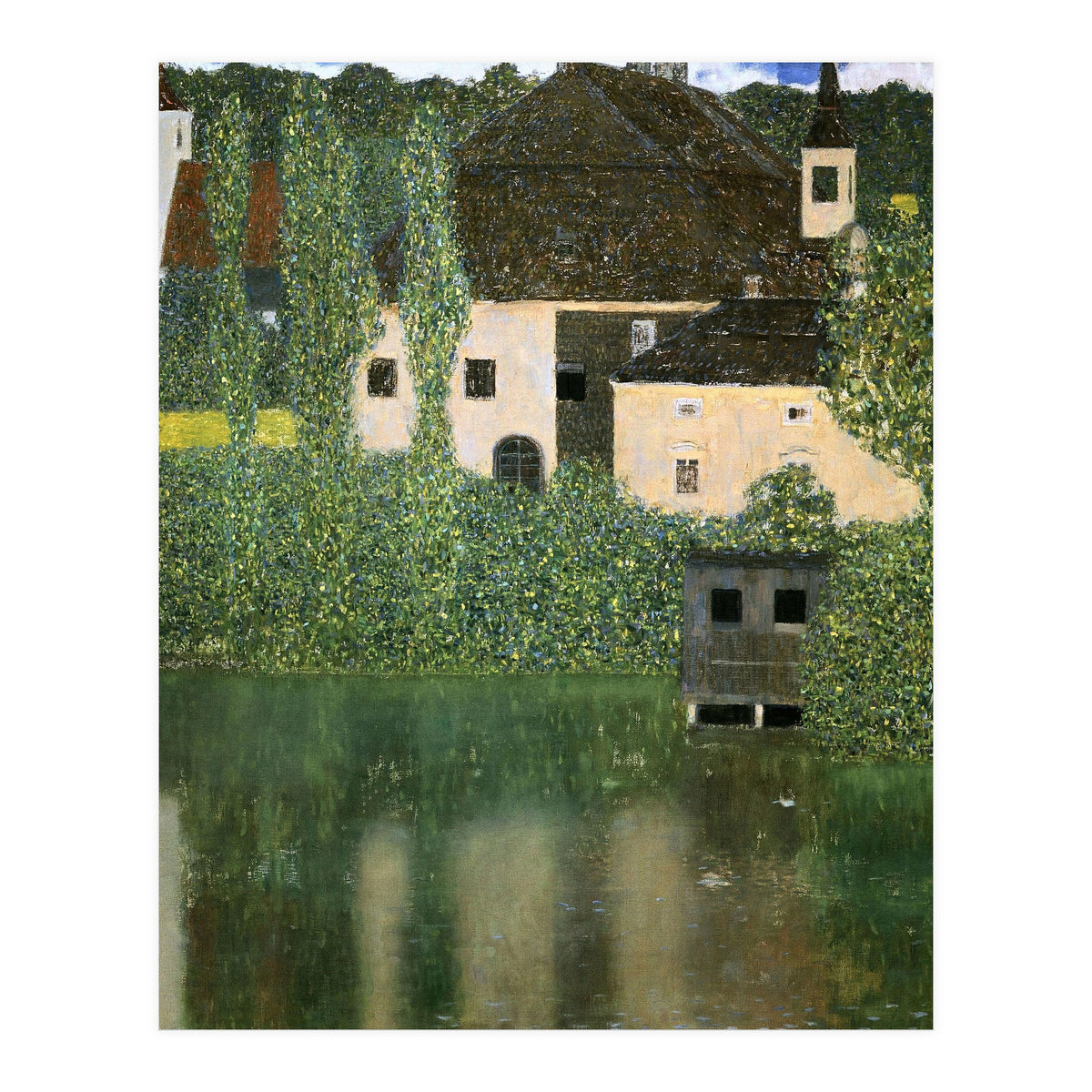 'Water Castle', 1908, Oil on canvas, 102,5 x 102 cm. (Print Only)