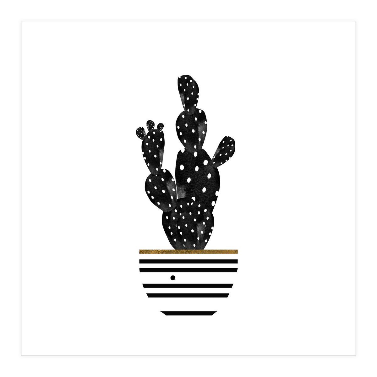 Black Cactus (Print Only)