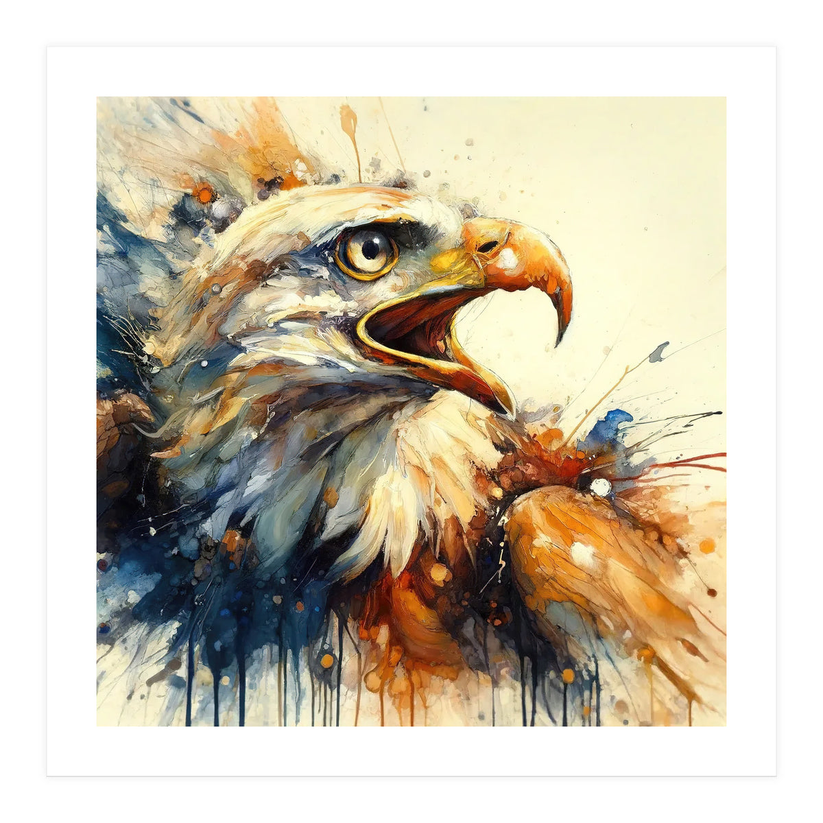 Soaring Eagle Spirit Portrait (Print Only)