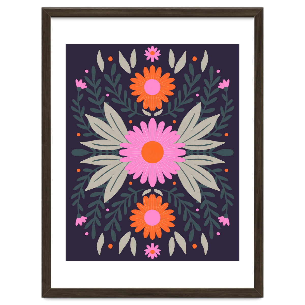 Pink And Orange Flowers