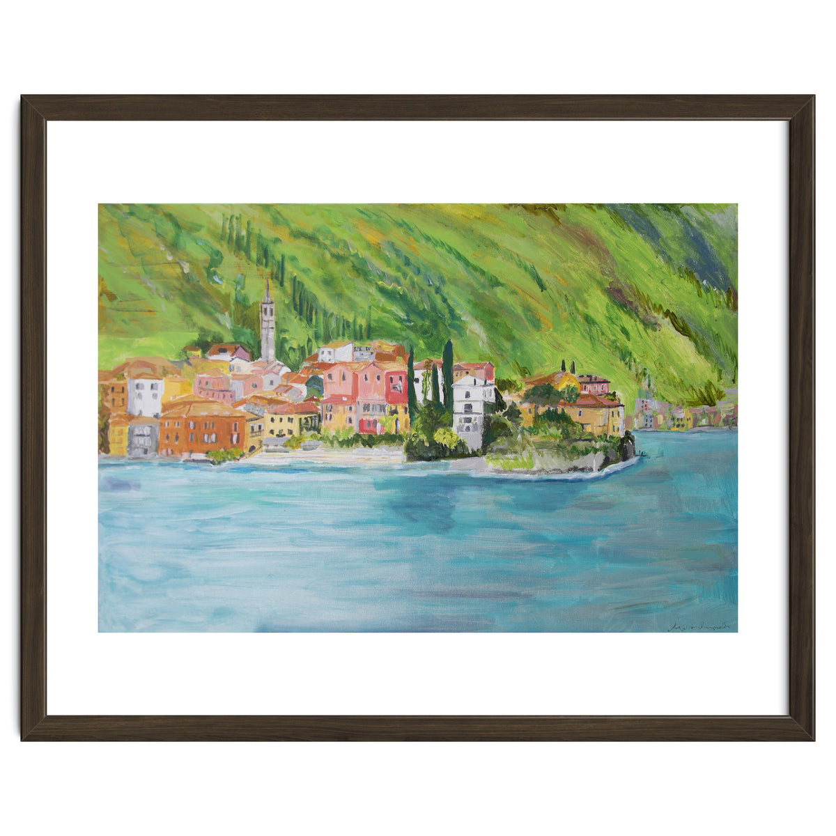 View Across The Lake To Varenna