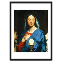 Jean Auguste Dominique Ingres / 'The Virgin Mary Prays to the Host', 1866.