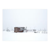 Barn in the winter snowscape (Print Only) thumbnail
