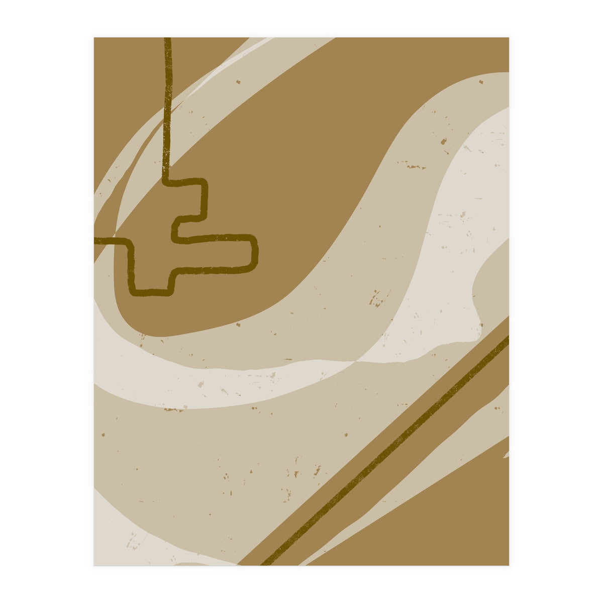 Harmony of Earth and Lines (Print Only)