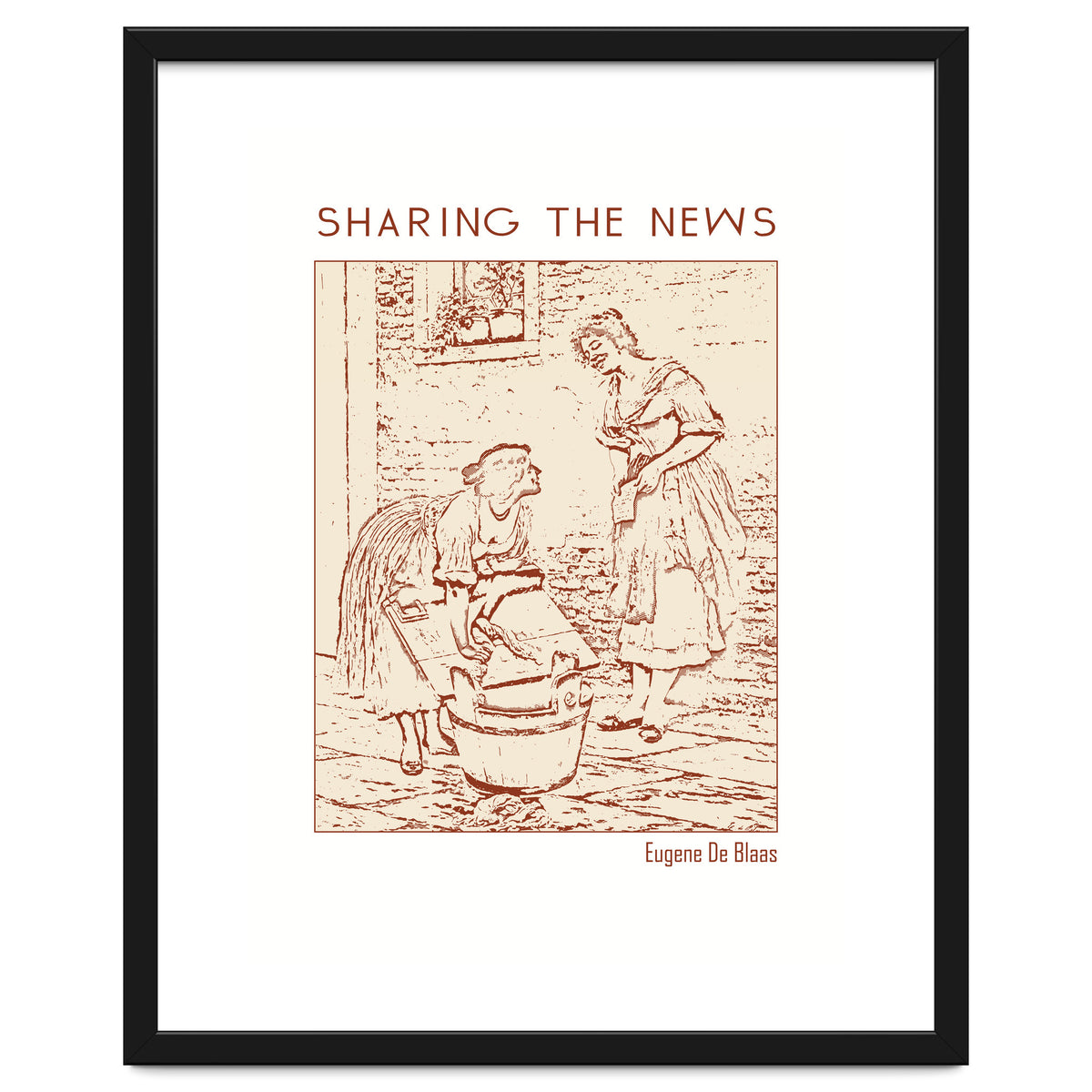 Sharing The News – Eugene De Blaas