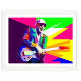 Joe Satriani Rock Guitar Instrumental Pop Art WPAP thumbnail