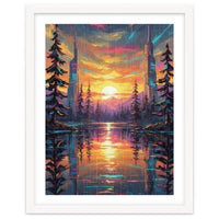 A Cybernetic Sunset Reflecting the Symbiosis