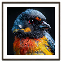 Close Up Of A Colorful Bird In The Wild