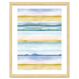 Relaxing Calm Stripes Blue Yellow thumbnail