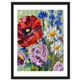 Vibrant Wildflower Meadow Oil Painting thumbnail