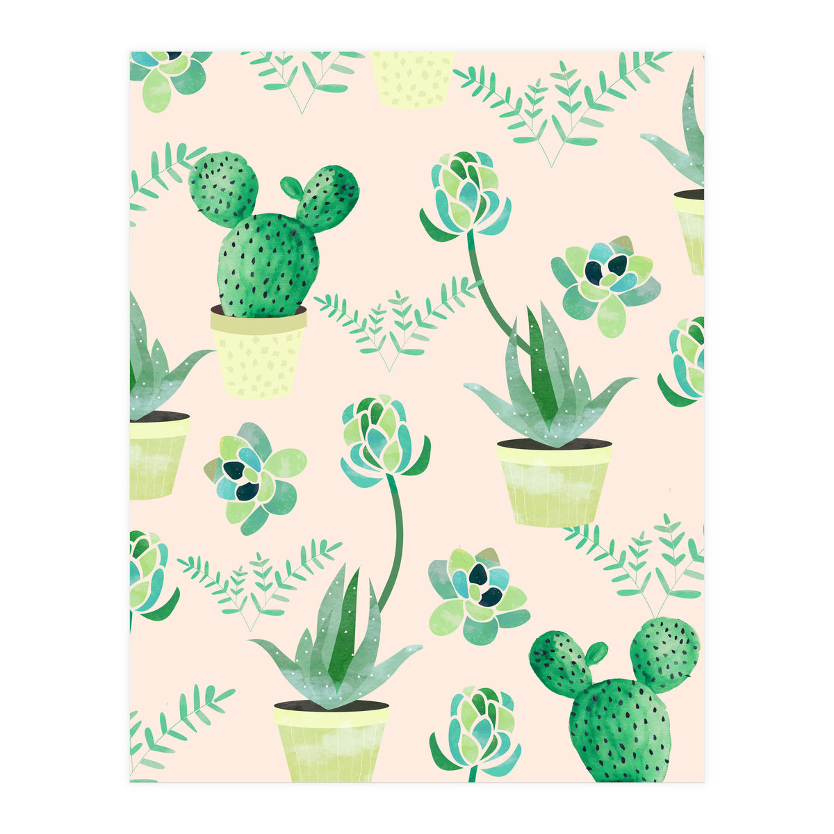 Cacti Pattern (Print Only)