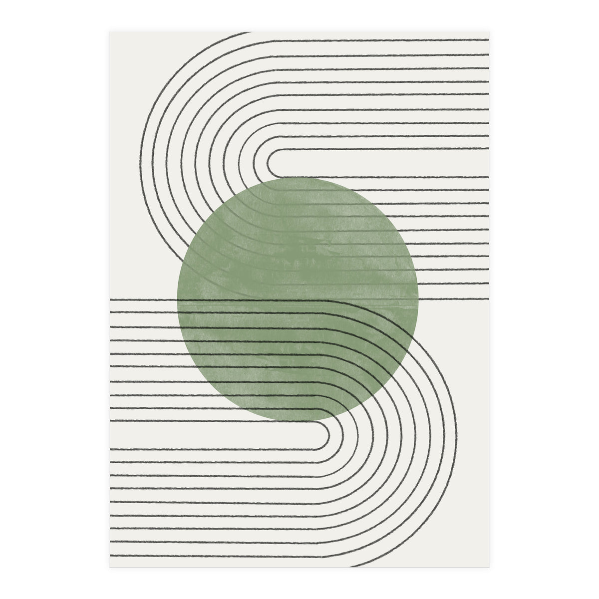 GREEN MOON  (Print Only)