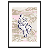 Follow the lines Serene woman in the water thumbnail