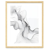 Abstract Black And White Flowing Lines thumbnail