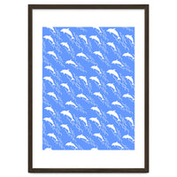 Swimming dolphins