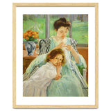 Young mother sewing, 1901 Canvas,92,4 x 73,7 cm. thumbnail