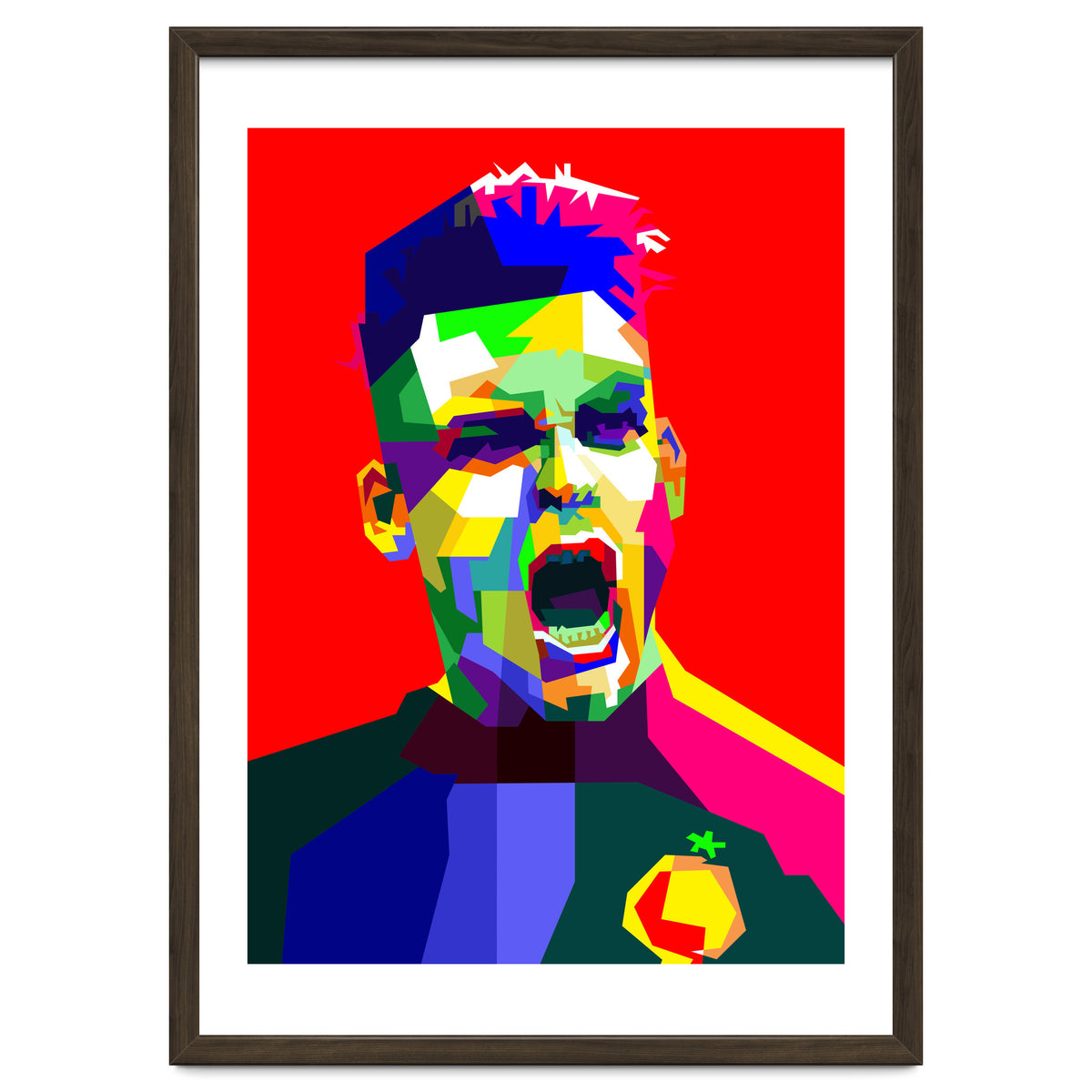 Lautaro Martinez Football Striker Pop Art