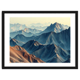 Hyper-Realistic Mountain Range Landscape Art thumbnail