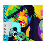 Angus Young Rock Singer Pop Art WPAP (Print Only) thumbnail