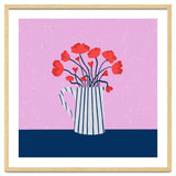 Poppies – pink and blue thumbnail