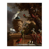 The Menagerie. The Managerie. Dating: c. 1690. Measurements: h 135 cm × w 116.5 cm. (Print Only) thumbnail