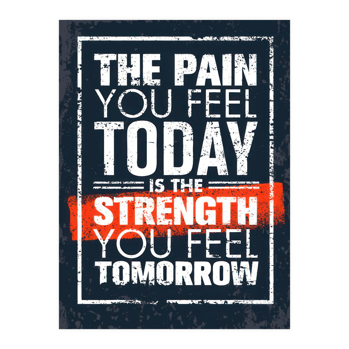 The pain you feeld today (Print Only)