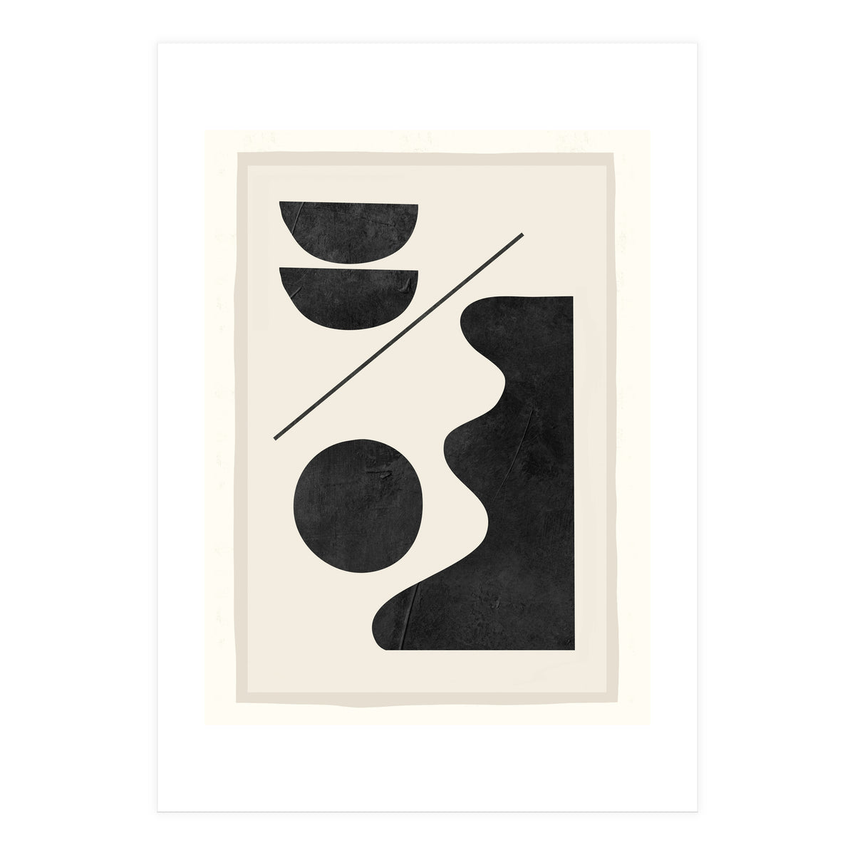 Modern Abstract Minimal Shapes 188 (Print Only)