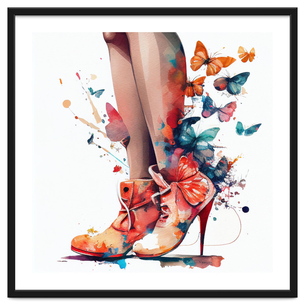 Butterfly Heels Splash