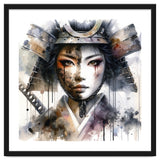Ink Veil Asian Warrior Woman Portrait thumbnail
