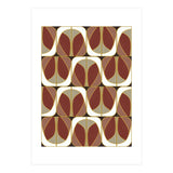 Umber Deco Mixed Tiles (Print Only) thumbnail