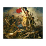 Eugène Delacroix / 'Liberty Leading the People', 1830, Oil on canvas, 260 x 325 cm. Eugne Delacroix. (Print Only) thumbnail
