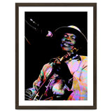 John Lee Hooker American Blues Guitarist Colorful Art thumbnail
