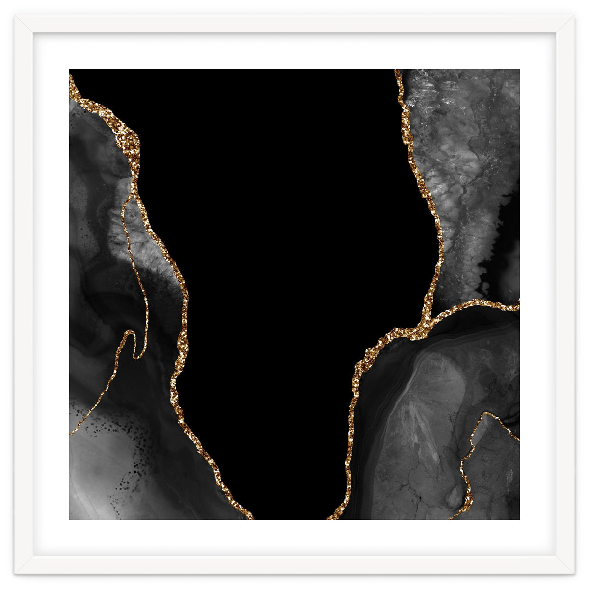 Black & Gold Agate Texture 03