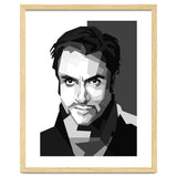 Simon Le Bon British Singer Black Illustration thumbnail