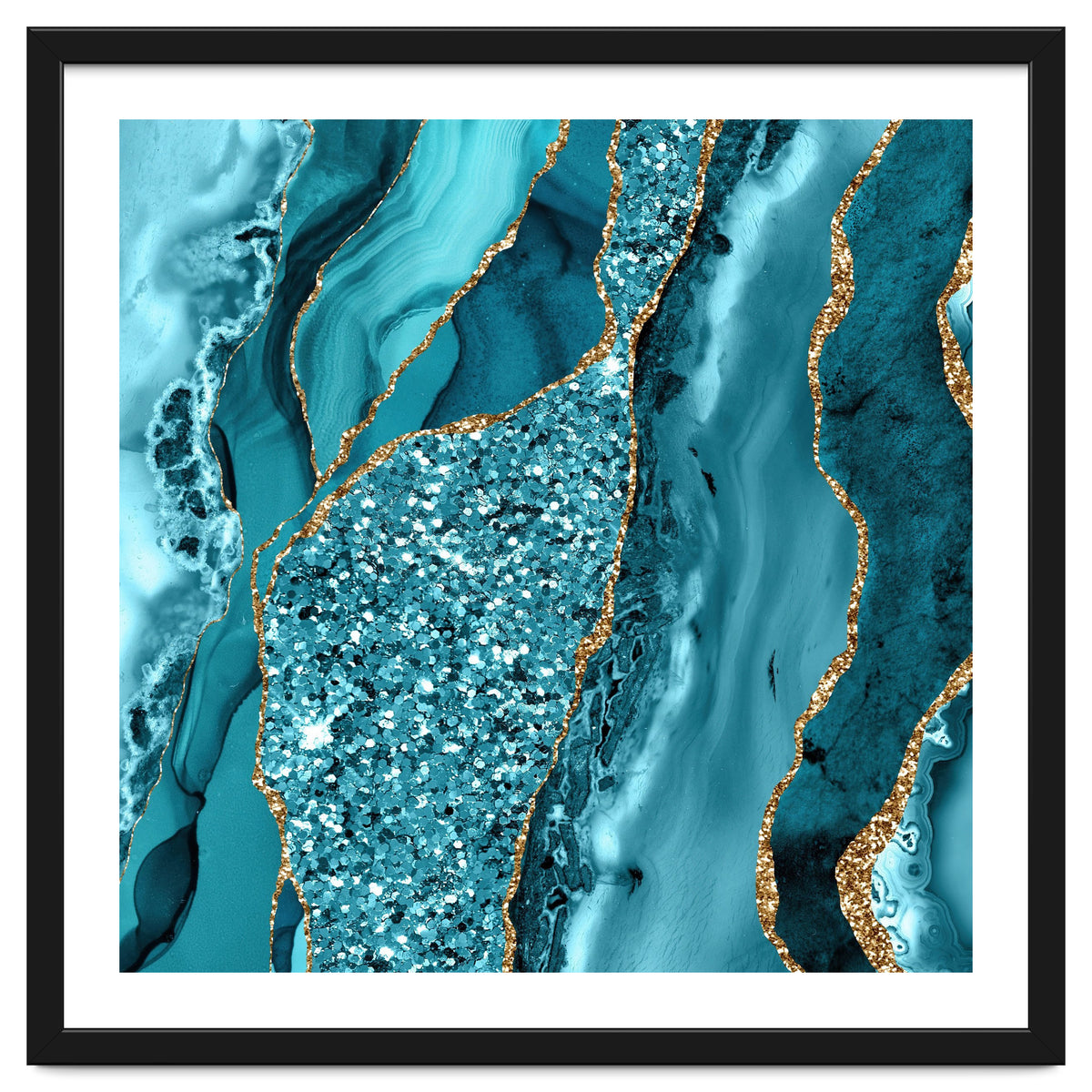 Agate Glitter Ocean Texture 11