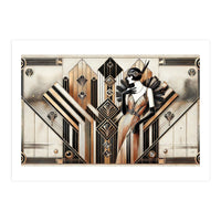 Gatsby Glamour Art Deco Scene (Print Only)