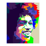 Jimi Hendrix Rock And Blues Music Pop Art (Print Only) thumbnail
