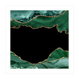 Emerald & Gold Agate Texture 03 (Print Only) thumbnail
