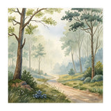 Atmospheric Forest Watercolor Painting (Print Only) thumbnail