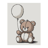 Cute Teddy Bear (Print Only) thumbnail