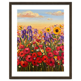 Vibrant Wildflower Field Oil Painting thumbnail
