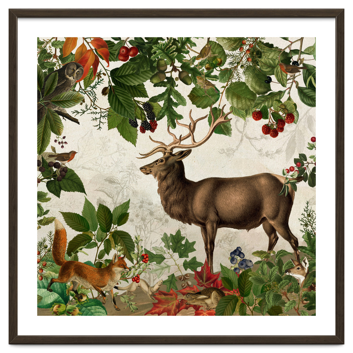 Nostalgic Autumn guardians of the forest 1