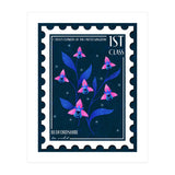 Bedfordshire Bee Orchid Postage Stamp (Print Only) thumbnail