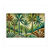 Tropical Art Deco Oasis (Print Only)